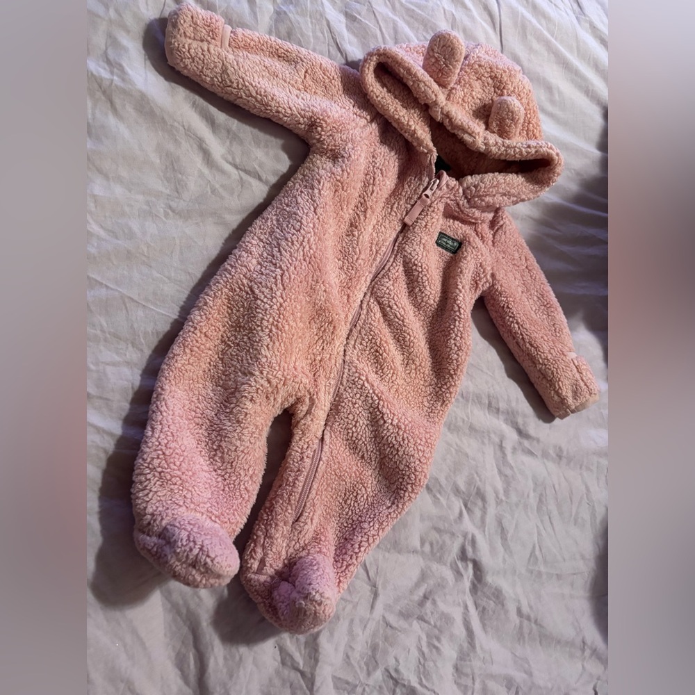 baby pink coverrall